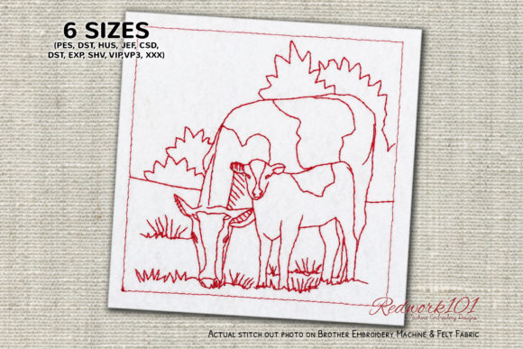 Cow with Calf in the Field: A Designer’s Review