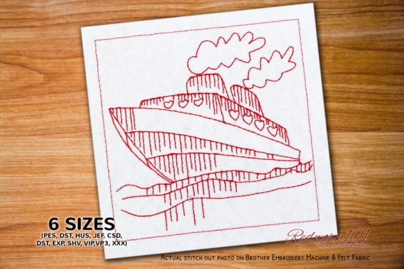 Heart Cruise Ship Redwork: A Designer’s Holiday Review