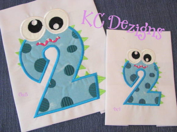 Review: Silly Monster Number 2 Applique for Gifts