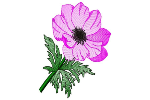 Review: Sketched Purple Flower for Boutique Apparel