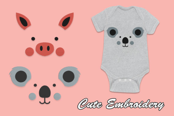 Reviewing Cute Pigs and Koalas for Embroidery